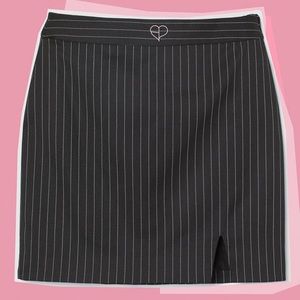 BLACKPINK X H&M Black Stripe Skirt size 16